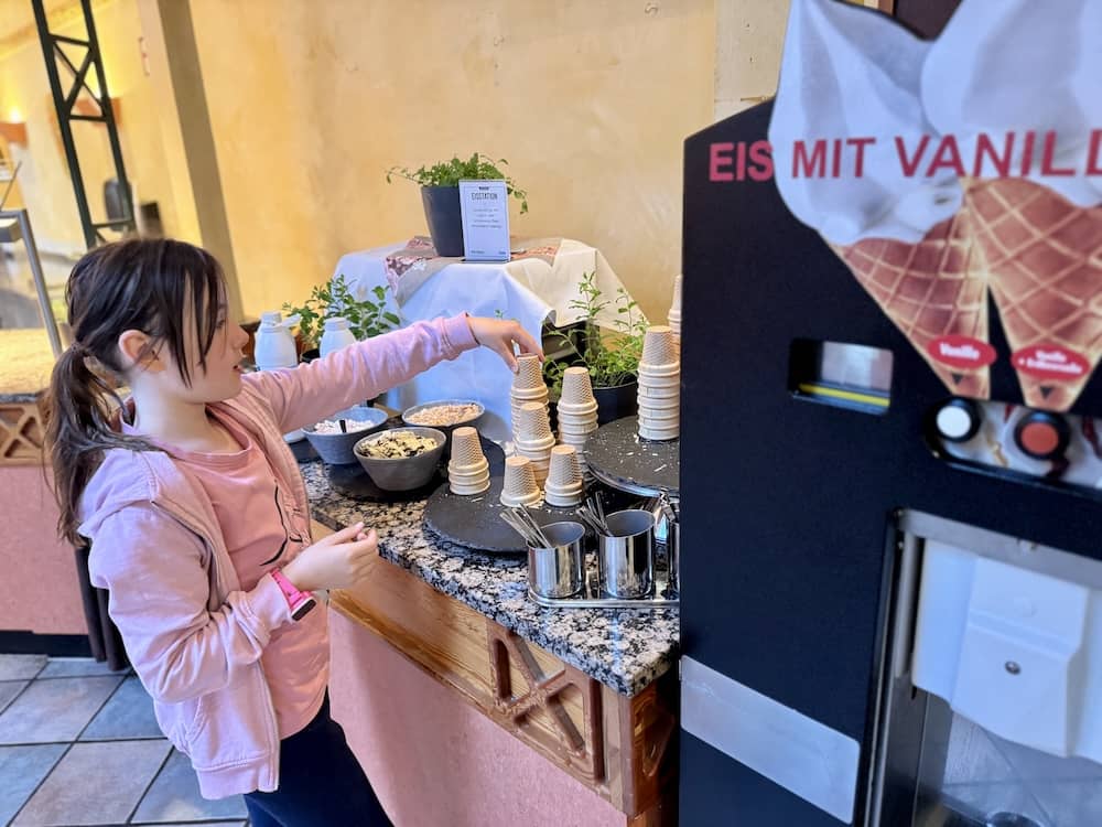 Eismaschine im Eurostrand Resort