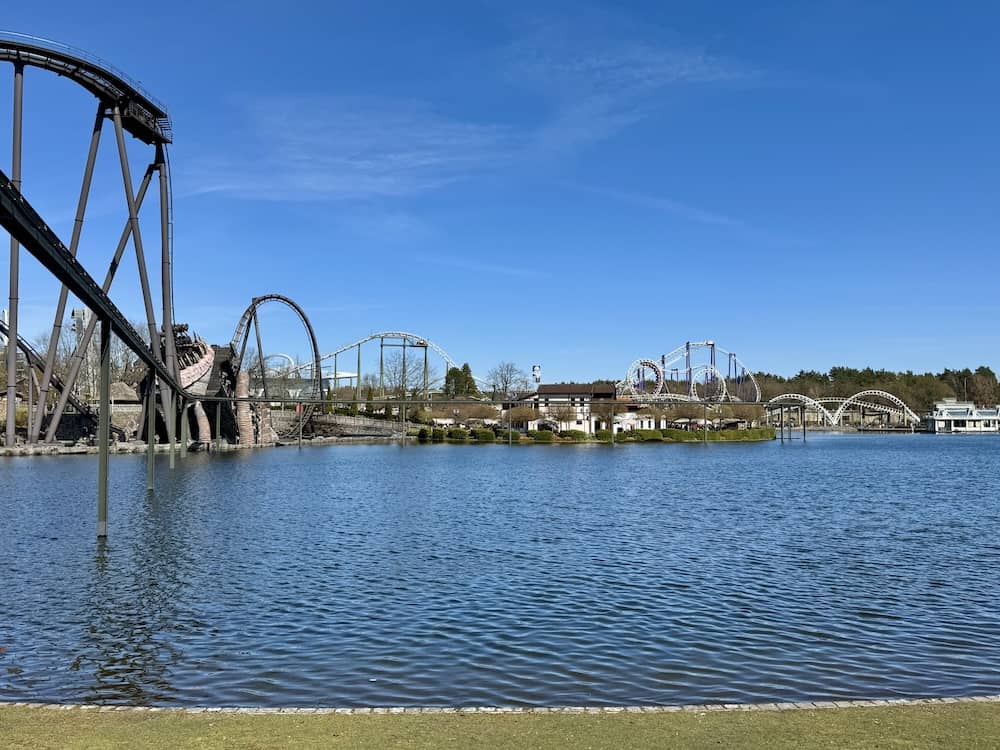 Freizeitpark Heide Park mit See