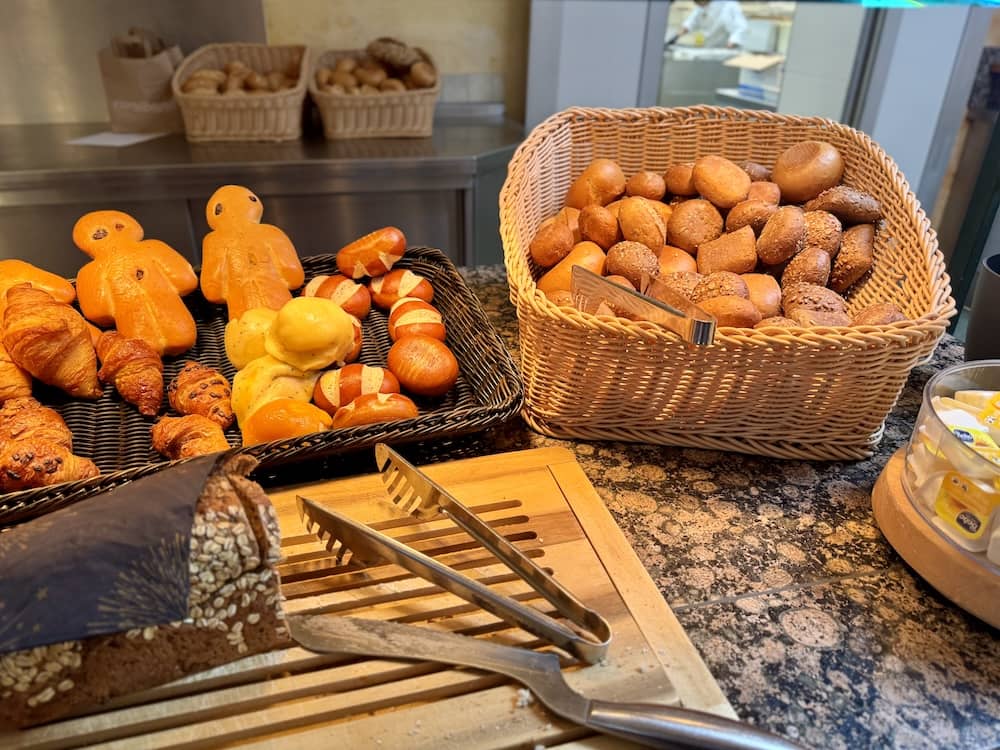 Gebäck beim Frühstück im Eurostrand Resort