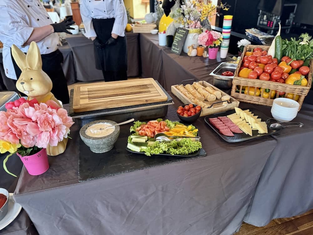 Gemüse am Kinderbuffet im Eurostrand Familienspaß