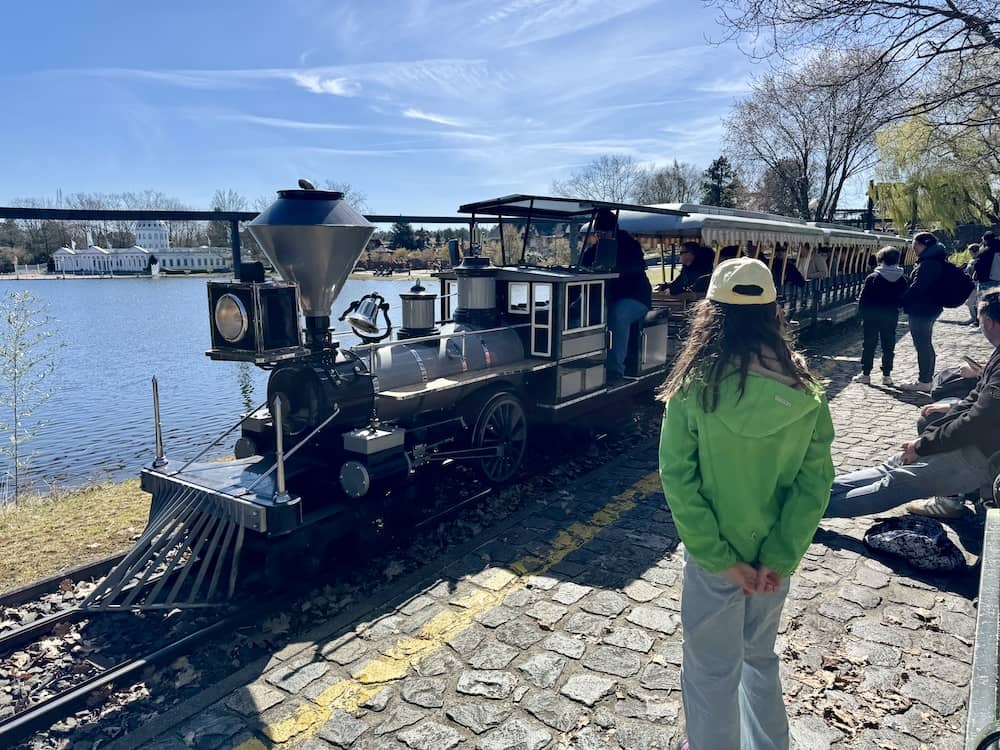 Blick auf den Heide-Park-Express