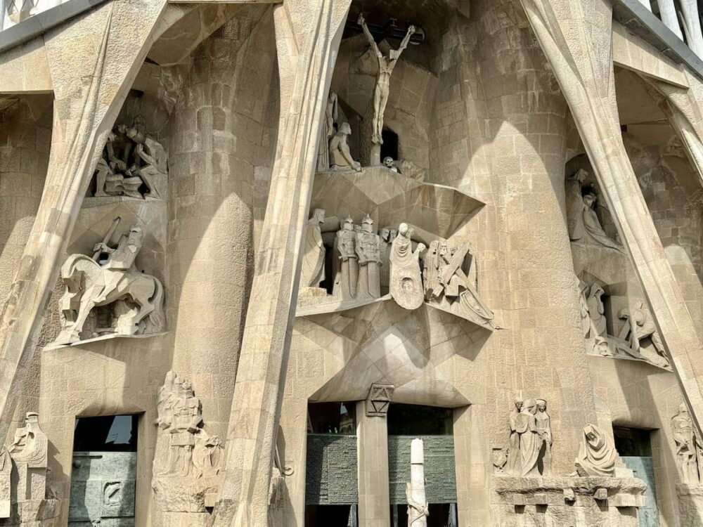 Besuch der Sagrada Família in Barcelona bei Regen