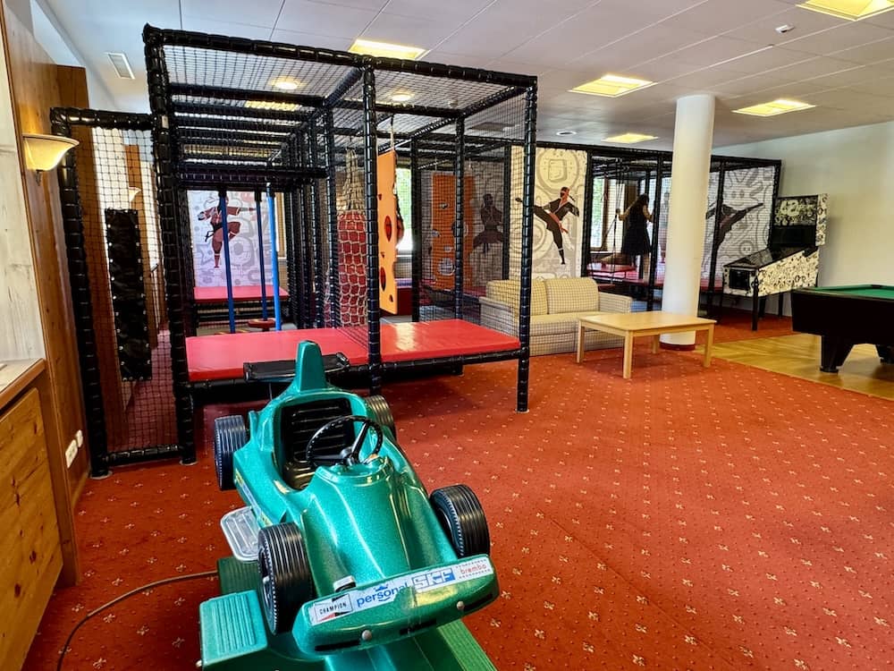 Spielzimmer in der Dolormiten-Residenz Sillian einem Wellnesshotel in Österreich