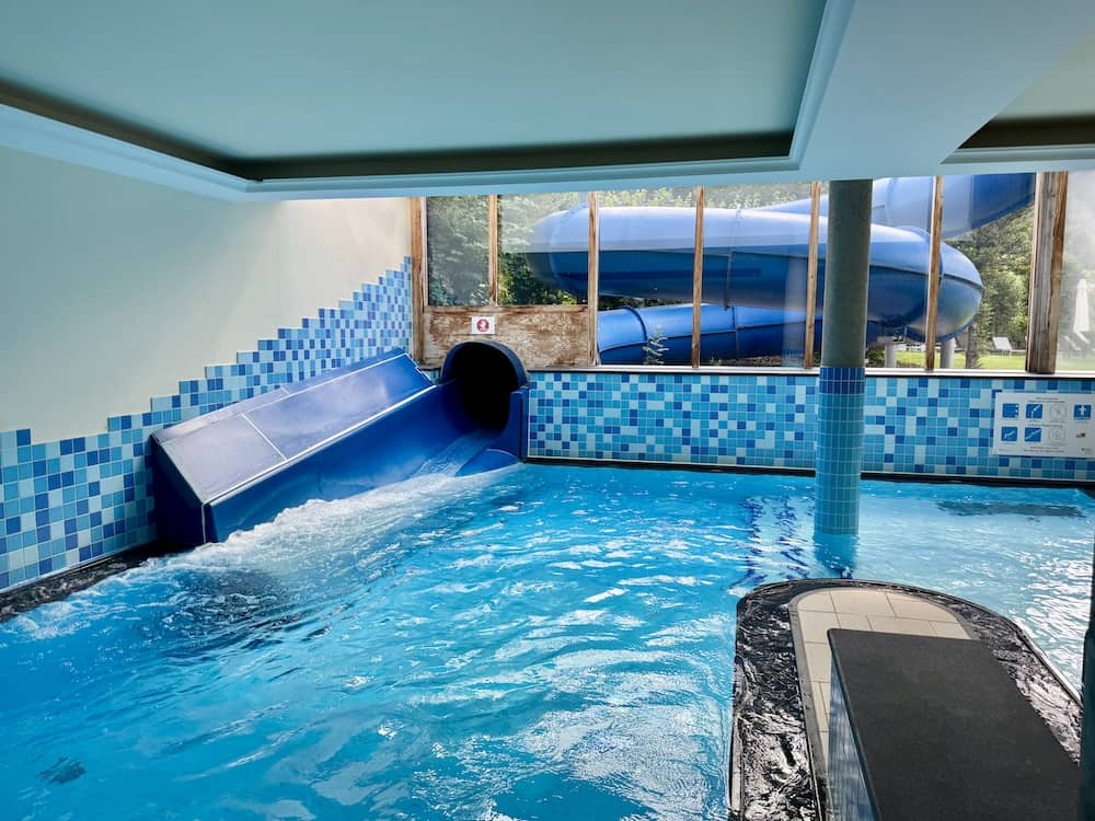 Wasserrutsche in der Dolomiten Residenz in Österreich